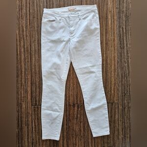 Tory Burch White skinny Jean Size 28